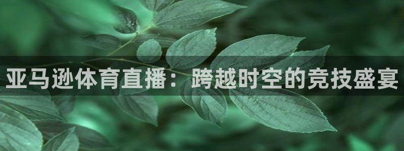 鲸鱼体育在线观看nba：亚马逊体育直播：跨越时空的竞技盛宴